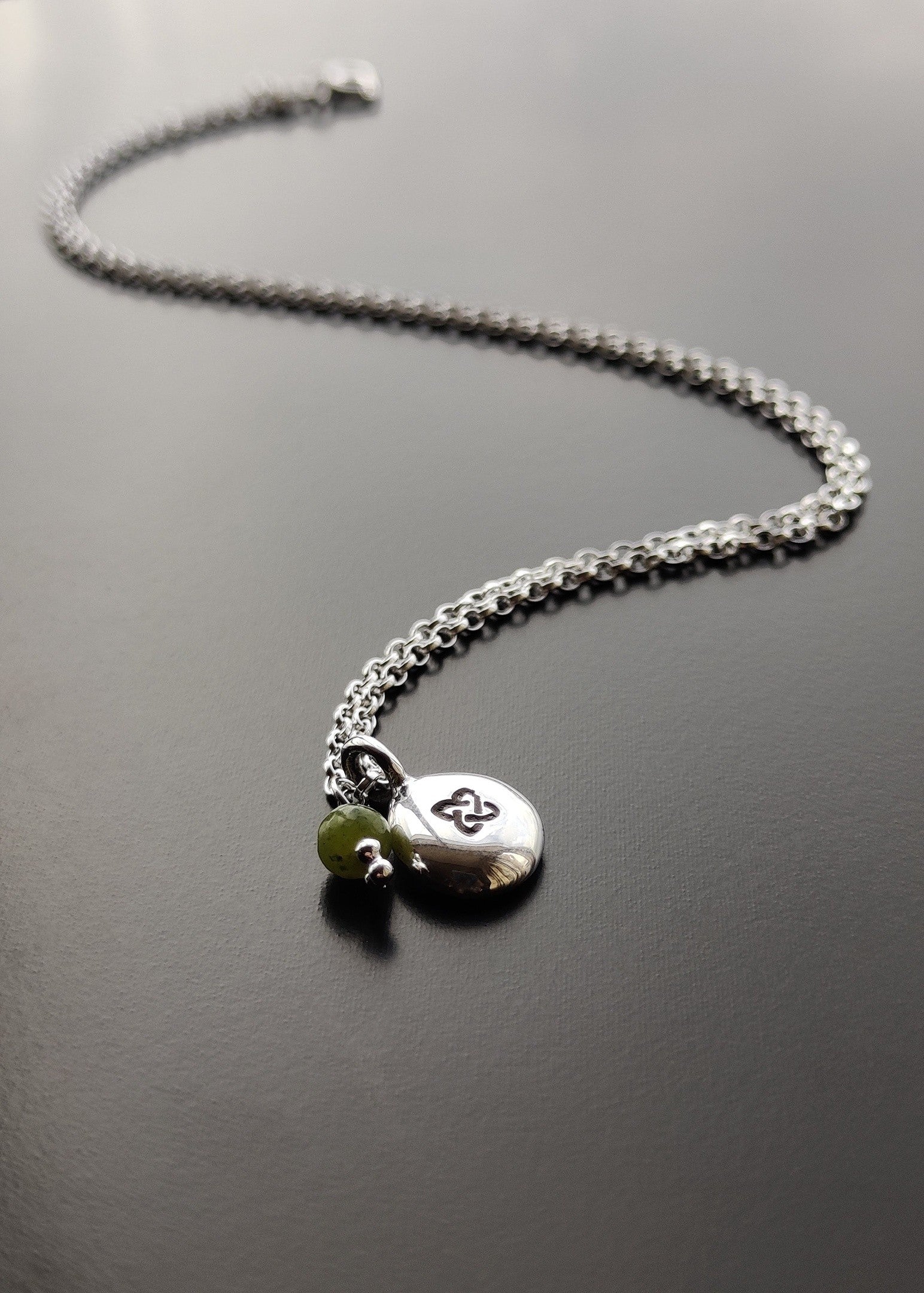 Celtic Shield Knot Pendant – Claddagh Design - Main Image