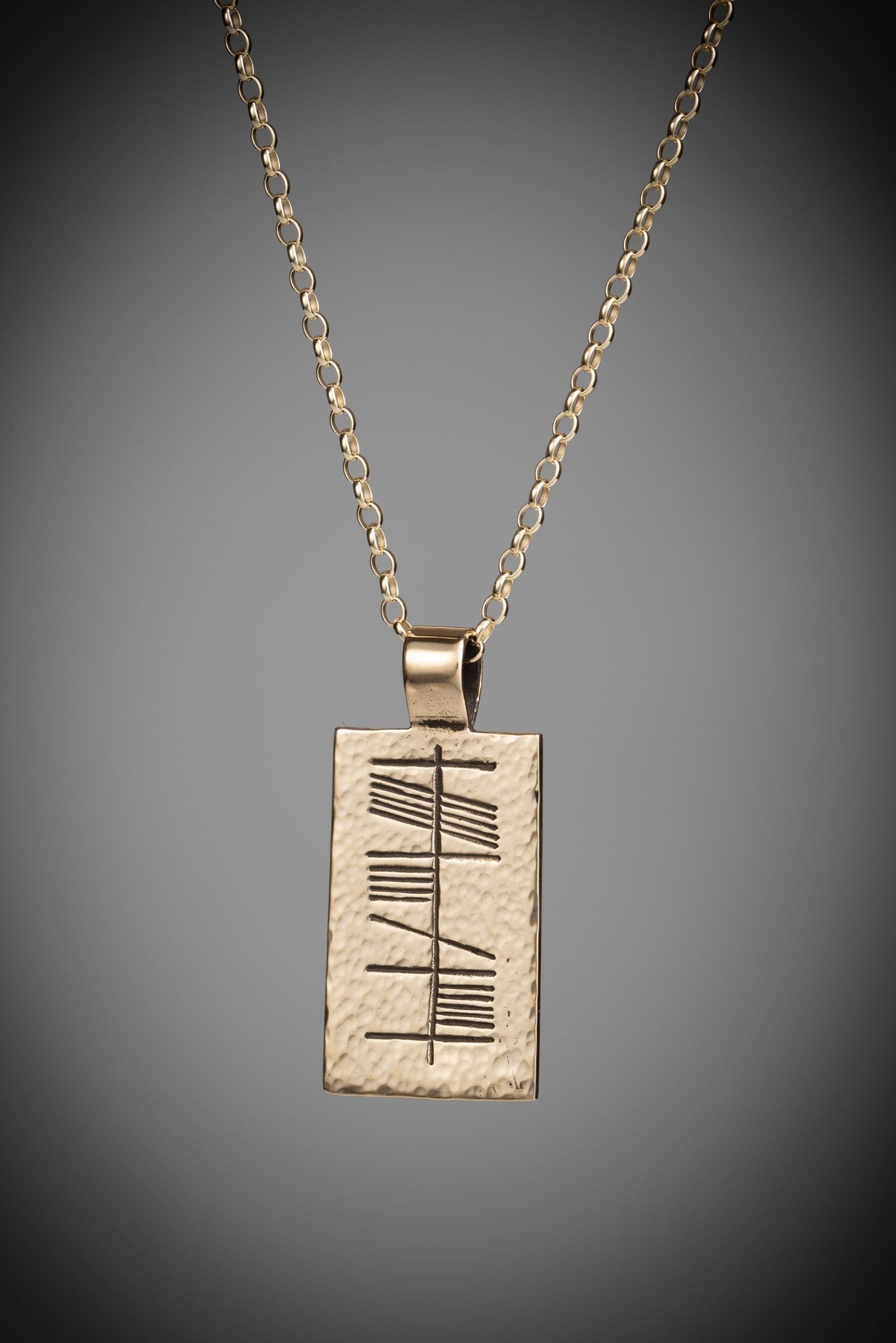 Gold Anam Cara Pendant for men