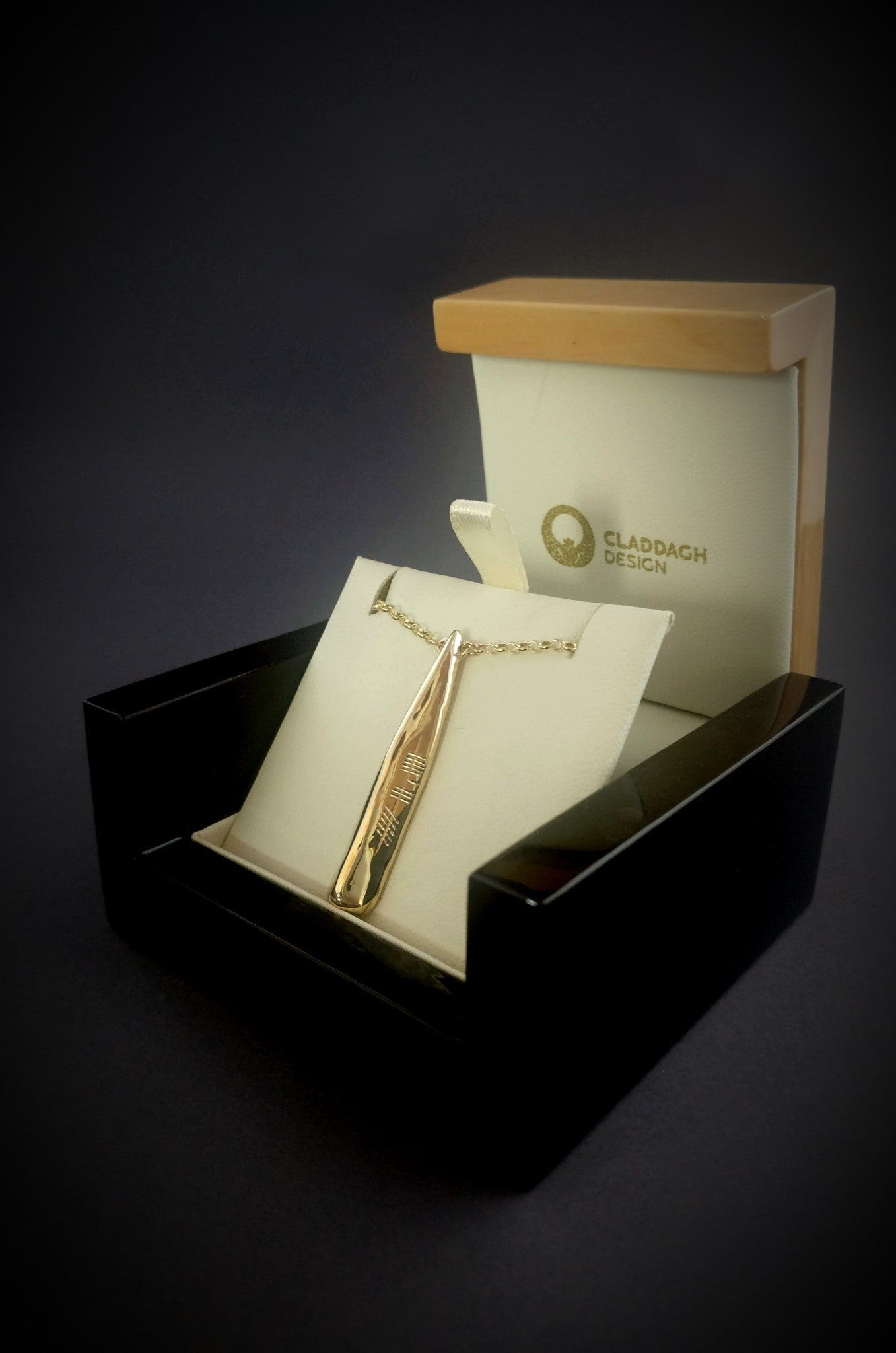 Ogham Family Pendant in box