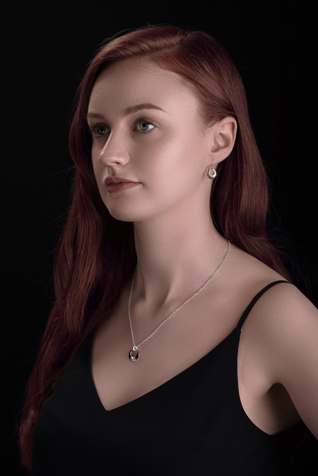 Sonas Ogham Necklace on model