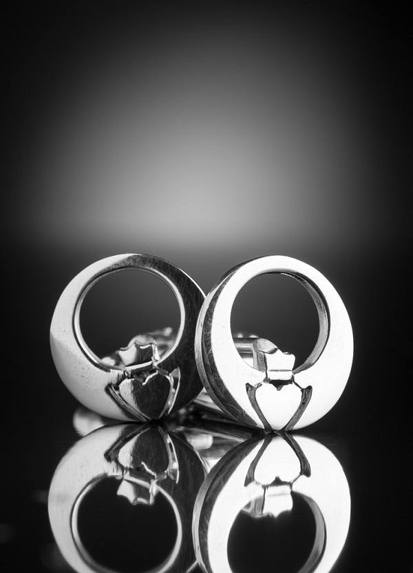 Silver Claddagh Cufflinks