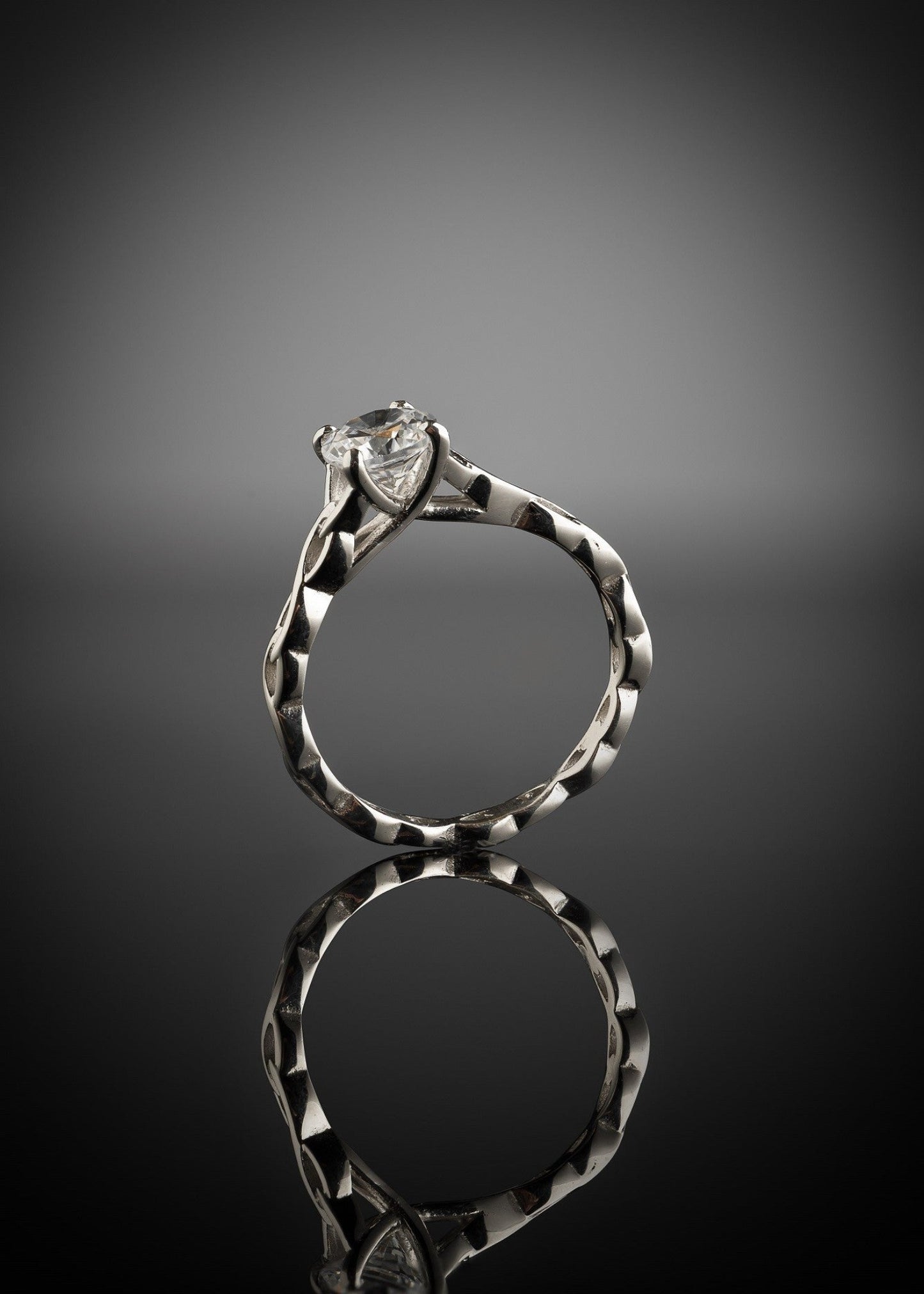 Celtic Diamond Engagement Ring