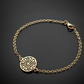 Gold dara knot bracelet