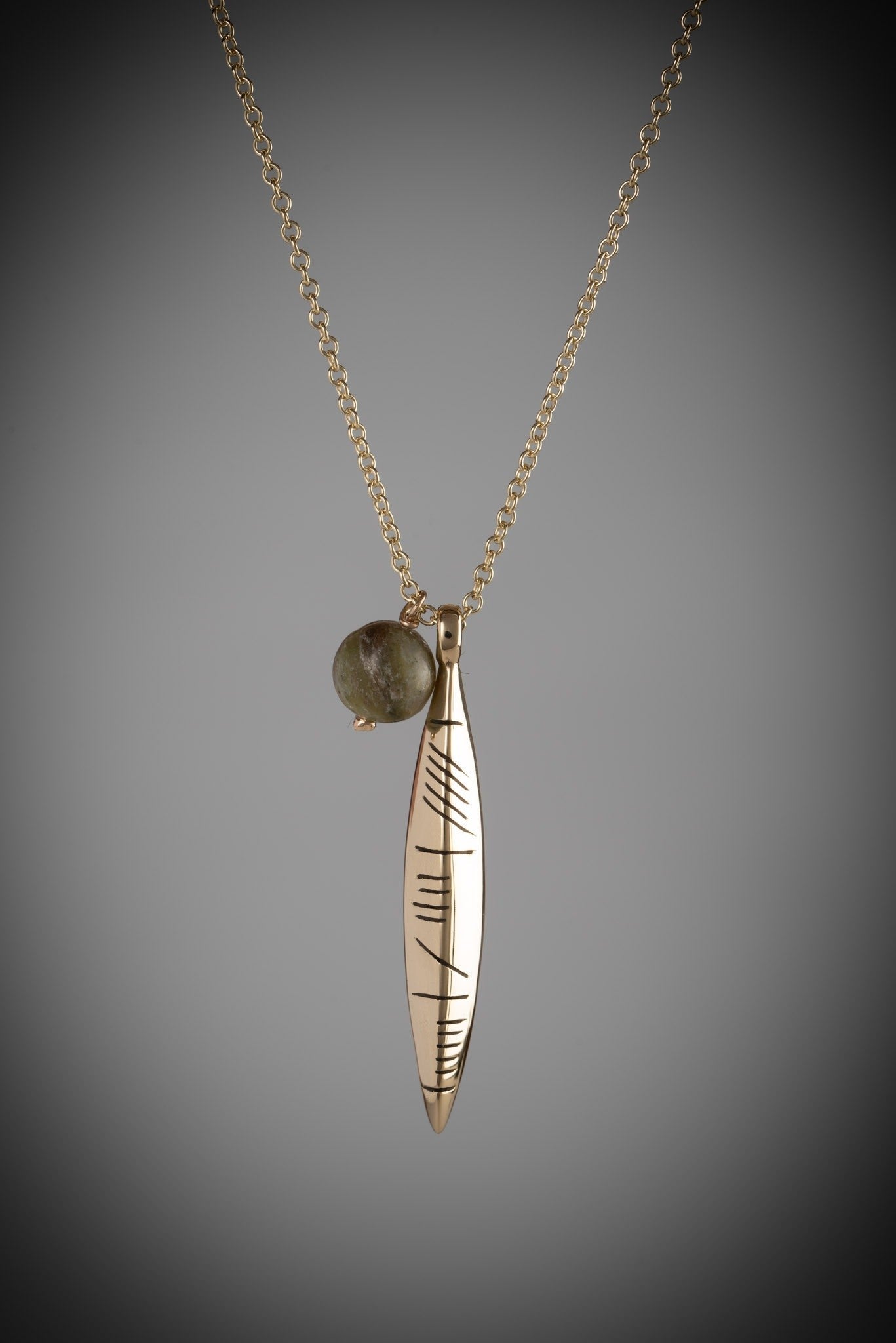 Ard Ogham Anam Cara Pendant in gold