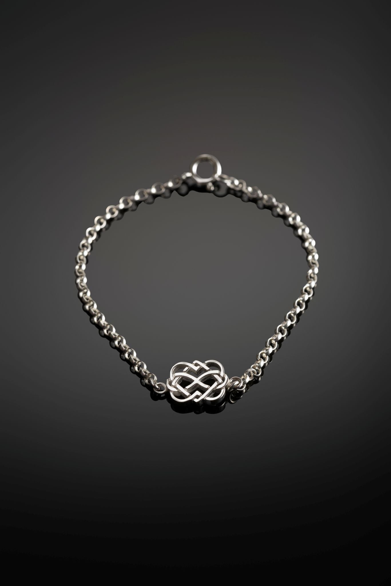 sterling silver Celtic love knot bracelet