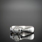 an cuar claddagh ring curved