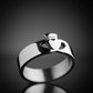 Contemporary Claddagh Ring Silver