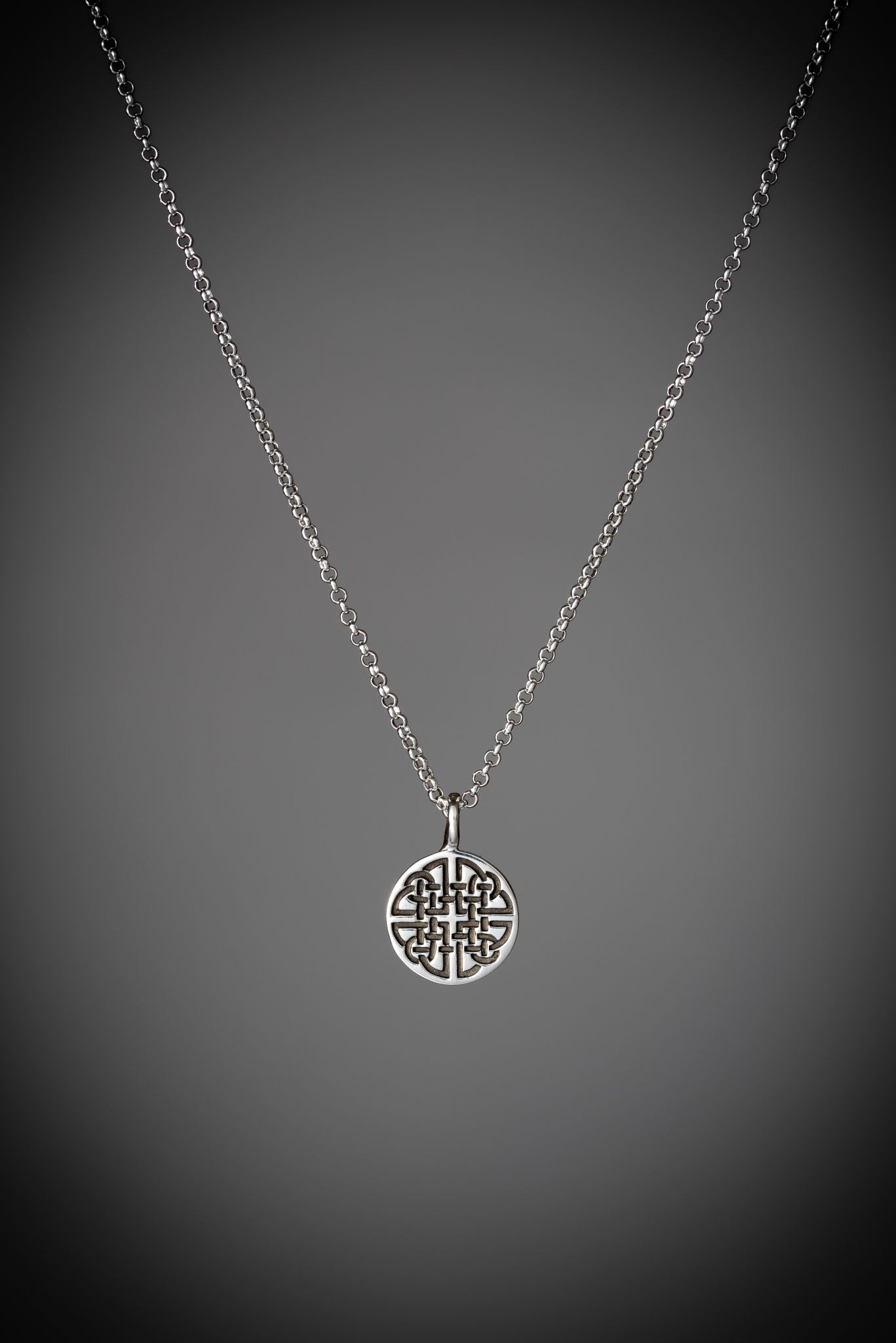 Dara Knot pendant necklace in sterling silver