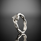 Diaomnd Claddagh ring weave band