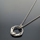 Infinity claddagh pendant