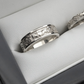 men's silver fern and shamrock claddagh ring