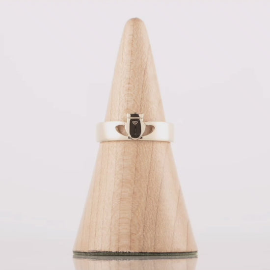 claddagh ring in a modern minimalist style