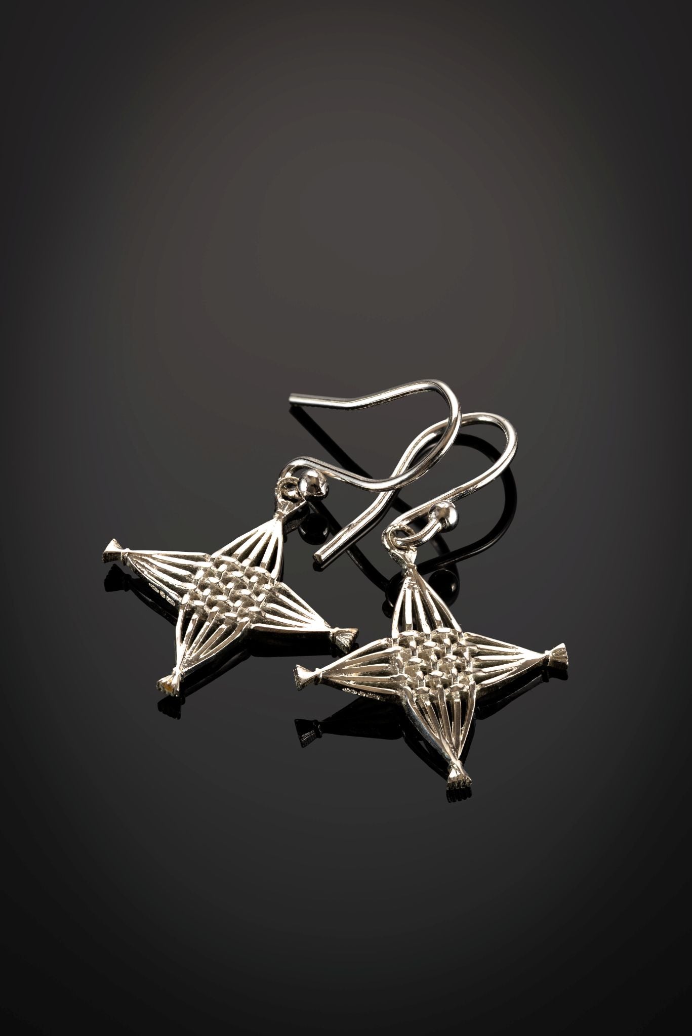 Sterling silver St brigids cross earrings
