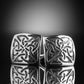 Celtic cufflinks in sterling silver