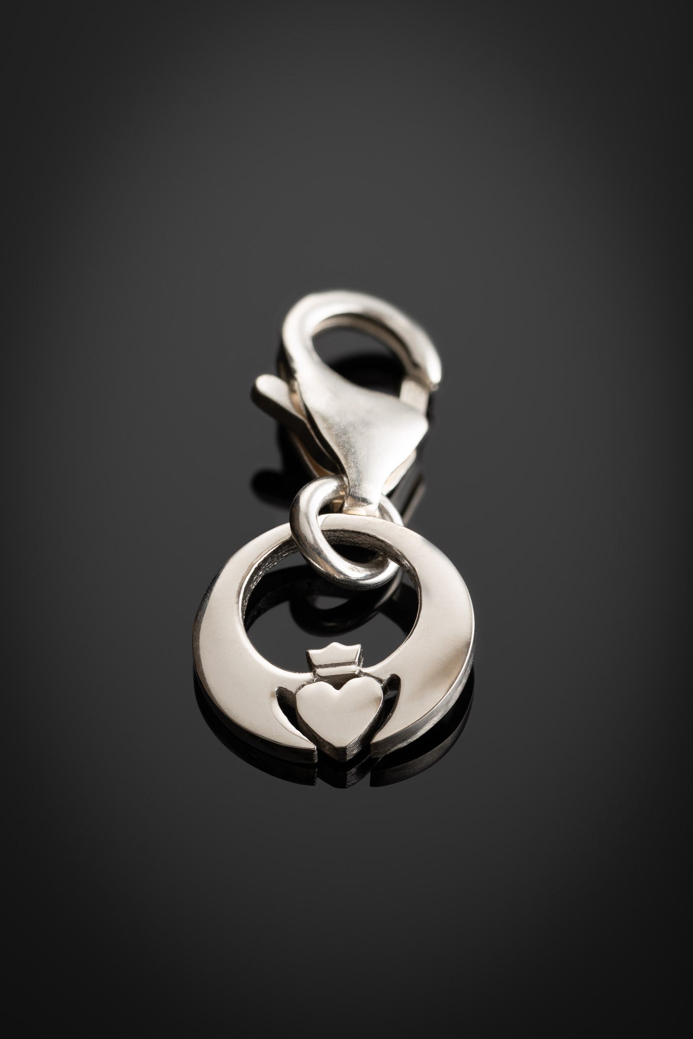 Claddagh bracelet charm