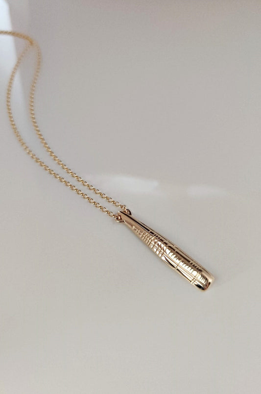 Gold Ogham family pendant