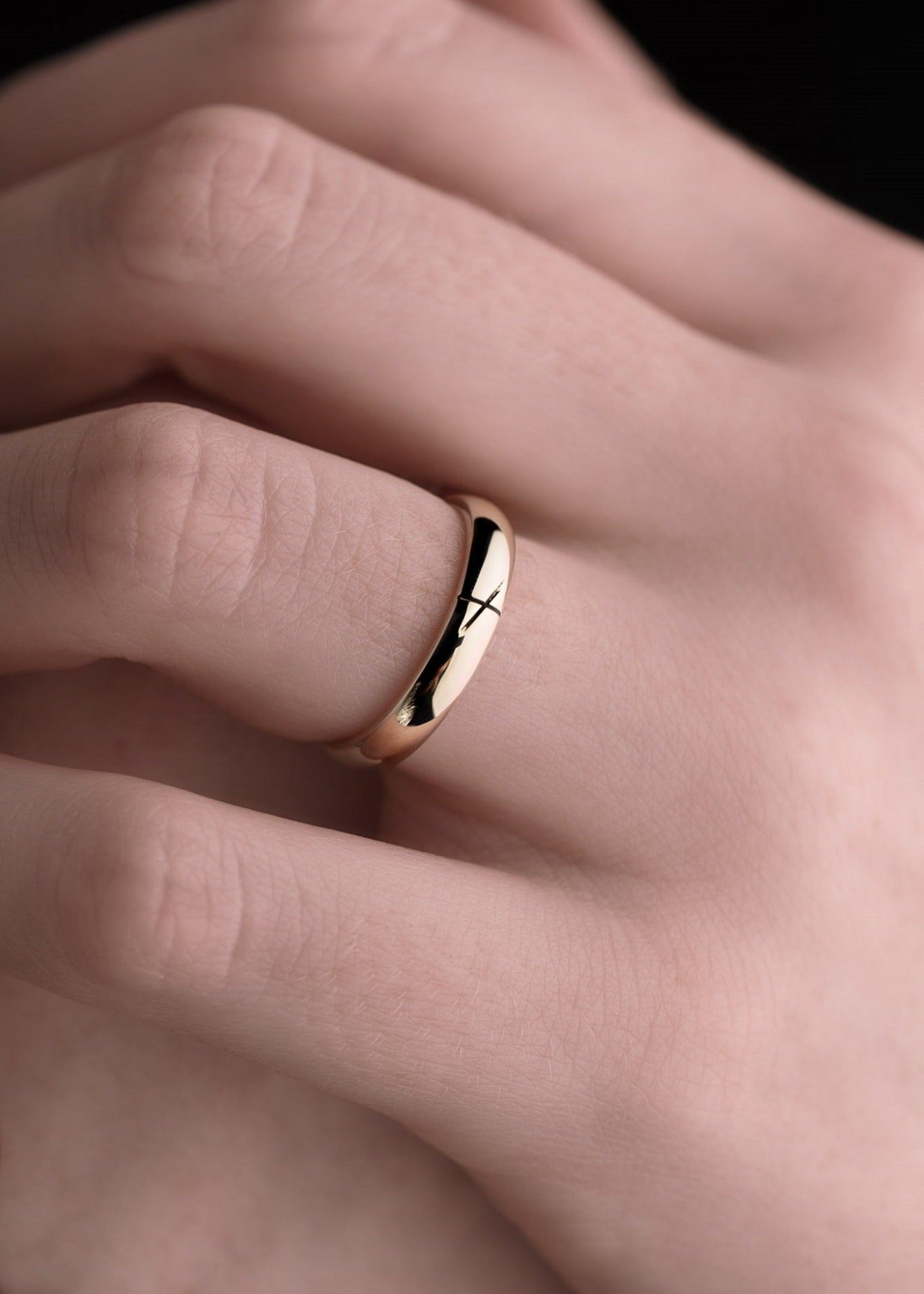 gold ogham ring for women