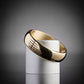 Men's Gold Ogham Wedding Ring