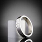 women's Ogham heart wedding ring