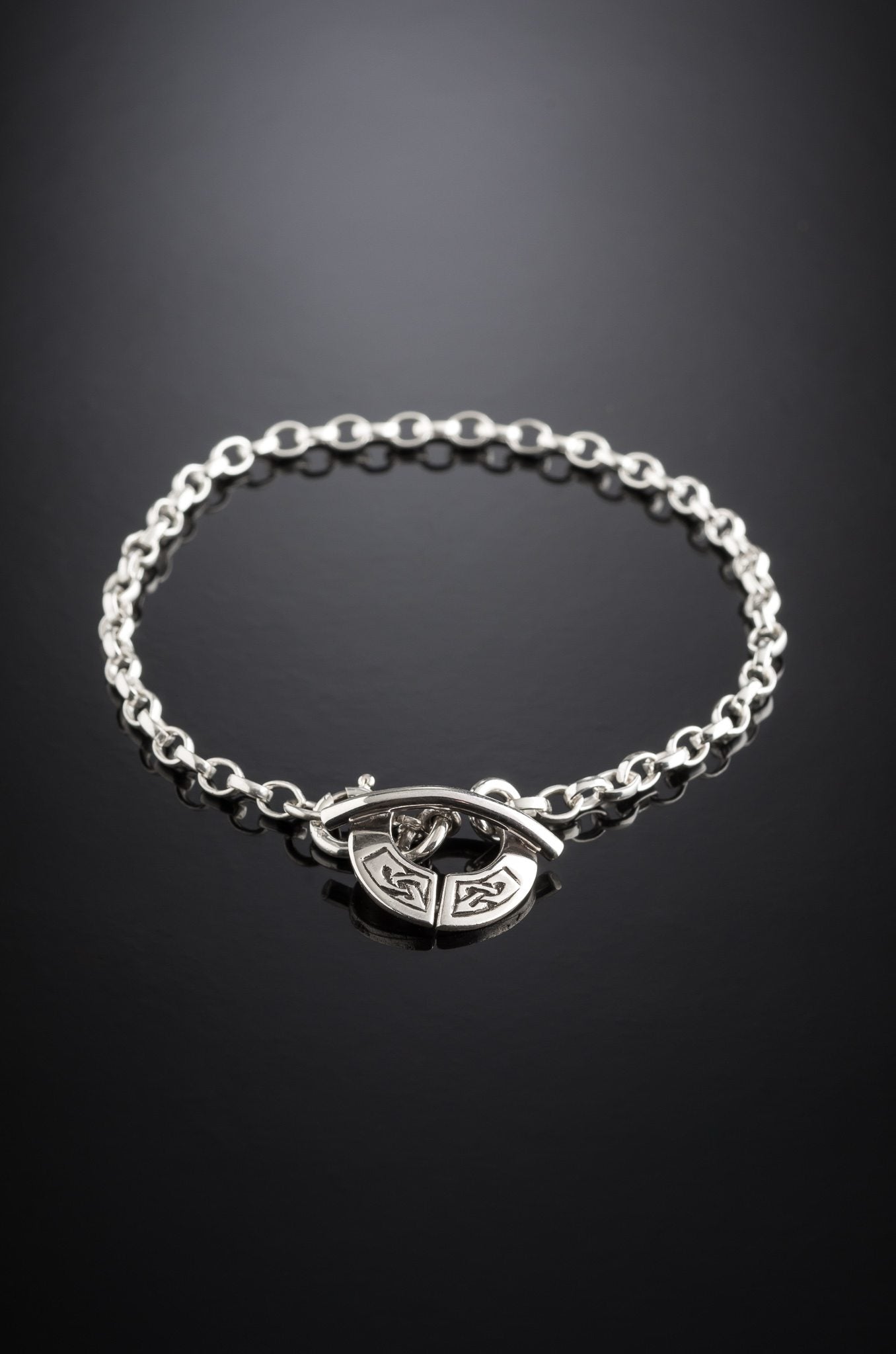 Silver Celtic Torc Bracelet