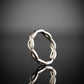 white gold twist ring