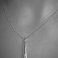 personailsed ogham family pendant on model