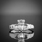 White gold Claddagh ring