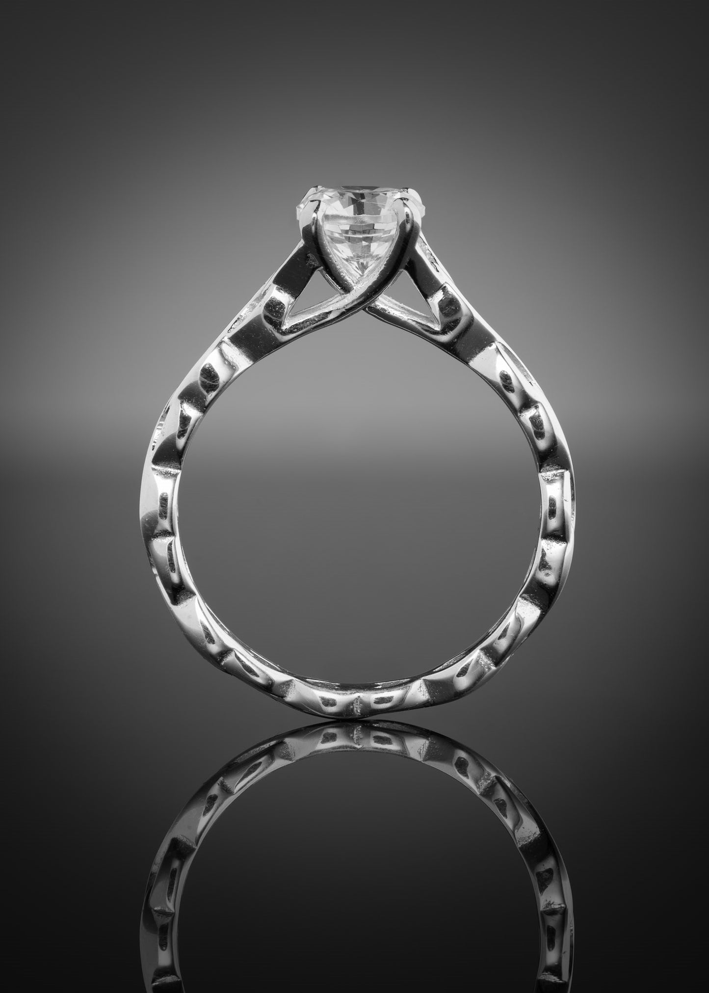 Celtic Diamond Engagement Ring