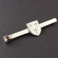 silver Family Crest tie bar