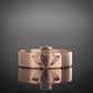 Men's Rose Gold Claddagh Ring Modern