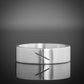 Men's Silver Ogham Ring matte