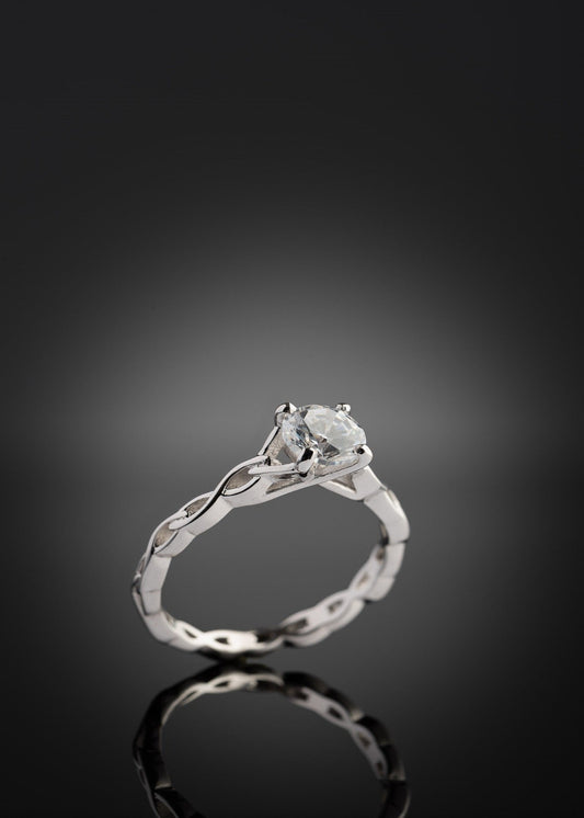 Celtic Diamond Engagement Ring