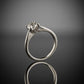 Diamond Engagement Ring with Claddagh setting
