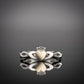 two tone gold claddagh ring